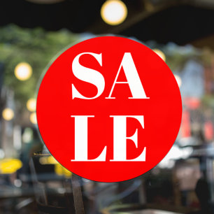 Pour Fenêtre Vente de vitrine de magasin moderne autocollant de