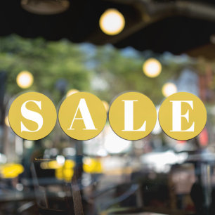 Pour Fenêtre Vente de vitrine de magasin moderne autocollant ja