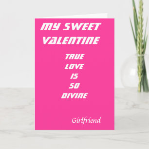 Pour Fêtes Annuelles À ma petite amie cartes valentines romantiques