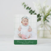 Pour Fêtes Annuelles Ajouter photo Joyeuses cartes de Noël avec Arbre D (Debout devant)