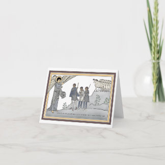 Pour Fêtes Annuelles Annonciation aux Cartes de Noël des bergers