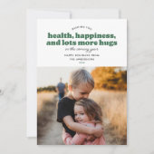 Pour Fêtes Annuelles Beaucoup Plus de Cartes de Vacances (Vert) (Devant)