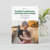 Pour Fêtes Annuelles Beaucoup Plus de Cartes de Vacances (Vert) (Debout devant)