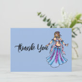 Pour Fêtes Annuelles Belle Danse Merci Cartes (Debout devant)