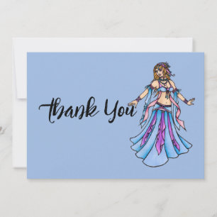 Pour Fêtes Annuelles Belle Danse Merci Cartes