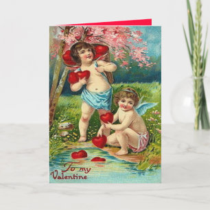 POUR FÊTES ANNUELLES BEST VALENTINES DAME CARTES DE RÉALISATION - ÉPOQU