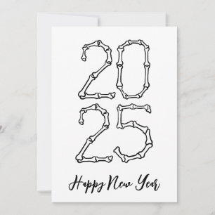 Pour Fêtes Annuelles Bone Style simple heureux nouvelle année cartes 20