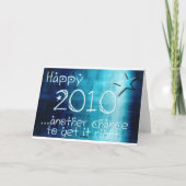 Pour Fêtes Annuelles Bonne 2010 Nouvel An 2010 Cartes de Voeux (Dos)