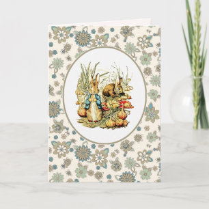 Pour Fêtes Annuelles Bunnies vintages. Cartes de Pâques