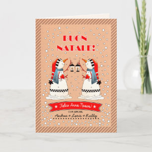 Pour Fêtes Annuelles Buon Natale. Cartes de Noël en italien
