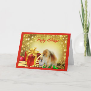 Pour Fêtes Annuelles Cadeaux de cartes de Noël de Poméranie