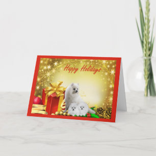 Pour Fêtes Annuelles Cadeaux de cartes de Noël de Poméranie
