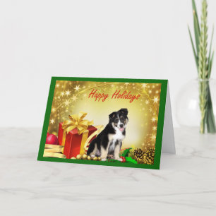 Pour Fêtes Annuelles Cadeaux de cartes de Noël du berger australien