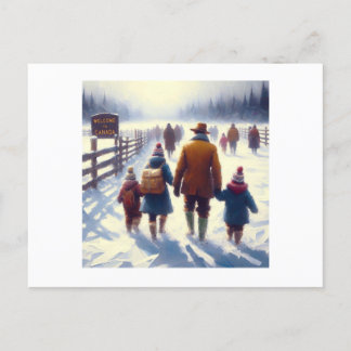 Pour Fêtes Annuelles Canada fort et libre, avec le libellé, Cartes