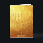 Pour Fêtes Annuelles Card doré Menorah | ors | Israël | cartes<br><div class="desc">Judaica doré Menorah | Judaika Menorah dorés
belle carte de salutation carte de fête
beautiful Card</div>