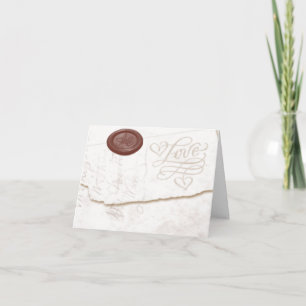 Pour Fêtes Annuelles Cartes aux lettres d'amour