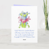 Pour Fêtes Annuelles Cartes cadeaux de Noël (Dos)