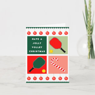 Pour Fêtes Annuelles Cartes cadeaux de Noël Pickleball