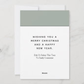 Pour Fêtes Annuelles Cartes Calendrier de Noël (Dos)