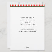 Pour Fêtes Annuelles Cartes Calendrier de Noël (Dos)