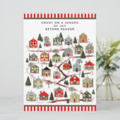 Pour Fêtes Annuelles Cartes Calendrier de Noël (Debout devant)