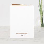 Pour Fêtes Annuelles Cartes Christian Thanksgiving (Dos)