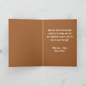 Pour Fêtes Annuelles Cartes Christian Thanksgiving (Intérieur)