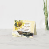 Pour Fêtes Annuelles Cartes d'action de grâce (Dos)