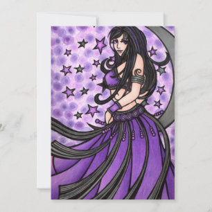 Pour Fêtes Annuelles Cartes d'anniversaire de la danseuse du ventre