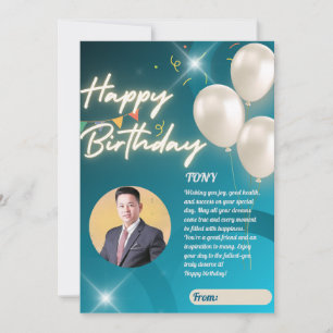 Pour Fêtes Annuelles Cartes d'anniversaire personnalisées uniques - Fun