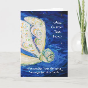 Pour Fêtes Annuelles Cartes d'art de vœux ou de notes personnalisées An