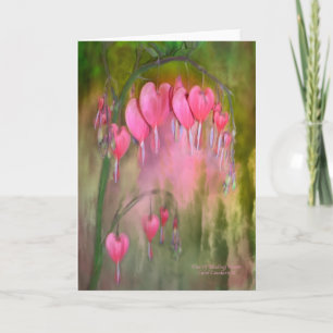 Pour Fêtes Annuelles Cartes d'art des coeurs saignants