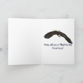 Pour Fêtes Annuelles Cartes de collection de vol d'esprit libre d'Eagle (Intérieur)