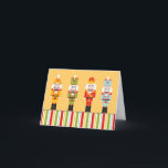 Pour Fêtes Annuelles Cartes de ~ de Nutcrakers<br><div class="desc">LA CARTE DE NOTE EST EMPLOYÉE EN TANT QUE DÉFAUT. OPTION À CHANGER EN LA CARTE DE VOEUX. Joyeux Noël et une bonne année ! SATISFACTION GARANTIE OU DOS D'ARGENT ! Changez l'arrière - plan en n'importe quelle couleur, taille, le papier ou la forme sur les la plupart conçoit et...</div>