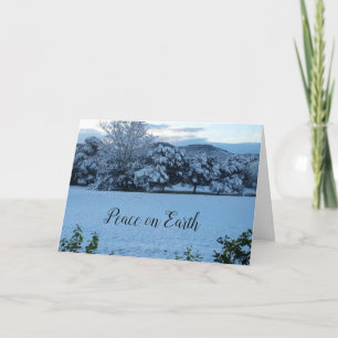Pour Fêtes Annuelles Cartes de fin de année de la paix sur Terre