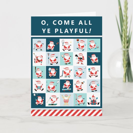 Pour Fêtes Annuelles Cartes de fin de année de Noël (Devant)