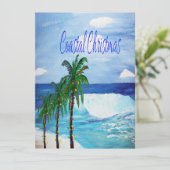 Pour Fêtes Annuelles Cartes de fin de année de Noël côtier. (Debout devant)