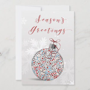 Pour Fêtes Annuelles cartes de fin de année médicaux