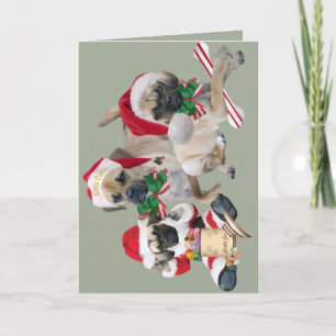Pour Fêtes Annuelles Cartes de Joyeux Noël de Puggle