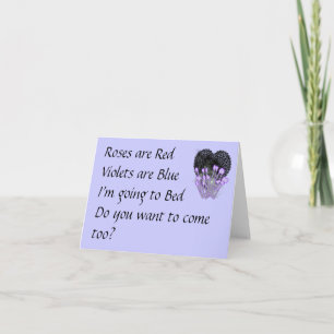 Pour Fêtes Annuelles Cartes de la Saint-Valentin drôles avec des roses