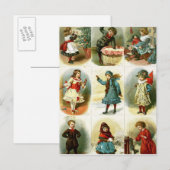 Pour Fêtes Annuelles Cartes de Noël (Devant / Derrière)