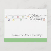 Pour Fêtes Annuelles Cartes de Noël (Devant)