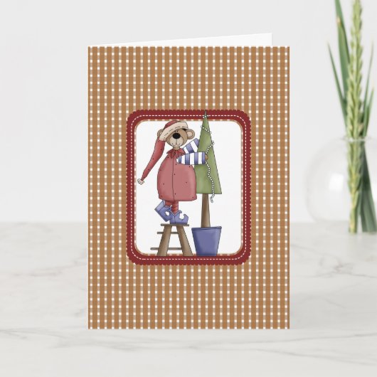 Pour Fêtes Annuelles Cartes de Noël (Devant)