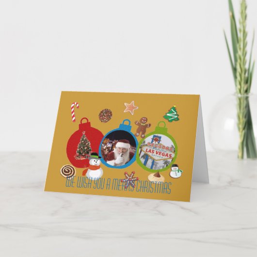Pour Fêtes Annuelles Cartes de Noël (Devant)