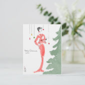 Pour Fêtes Annuelles Cartes de Noël (Debout devant)