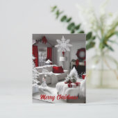 Pour Fêtes Annuelles Cartes de Noël (Debout devant)