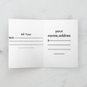 Pour Fêtes Annuelles Cartes de Noël (Intérieur)