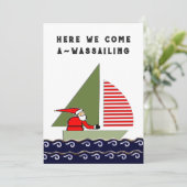 Pour Fêtes Annuelles Cartes de Noël (Debout devant)