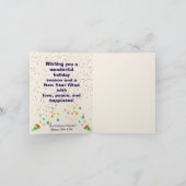 Pour Fêtes Annuelles cartes de noël (Intérieur)