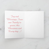 Pour Fêtes Annuelles Cartes de Noël (Intérieur)